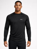 Men's Black Raglan Performance Tee