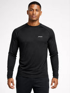 Men's Black Raglan Performance Tee