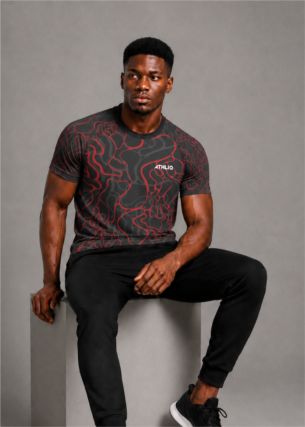 Men's Stride Pro Printed Short Sleeve