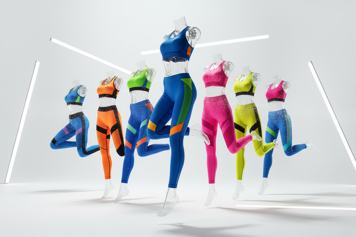 generate a image for activewear new collection
